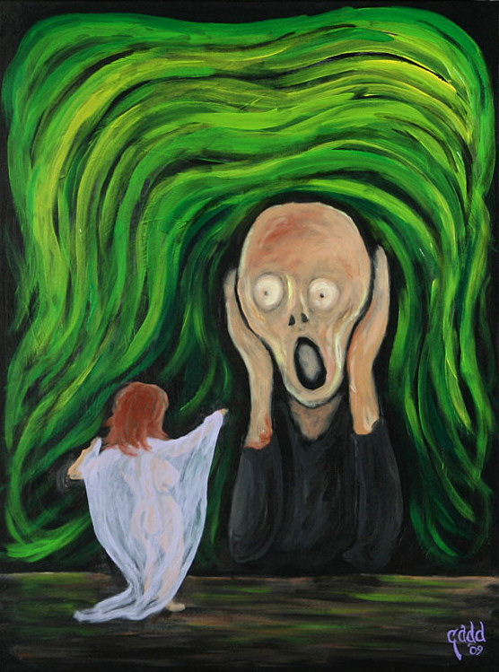 Parafrase, The Scream by Edvard Munch af Jacob Gadd