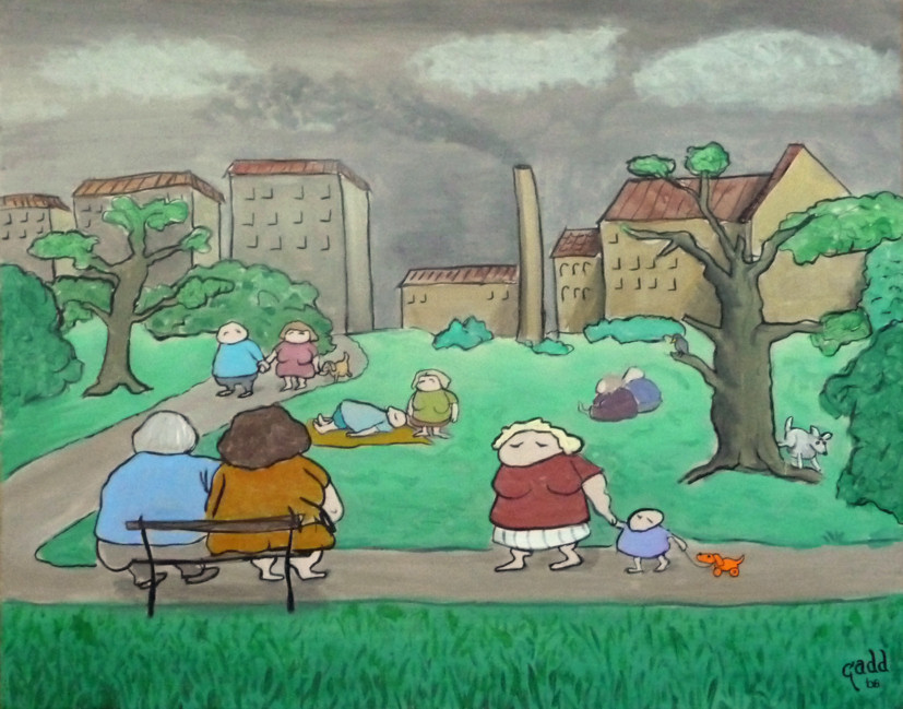 Søndag i Parken af Jacob Gadd