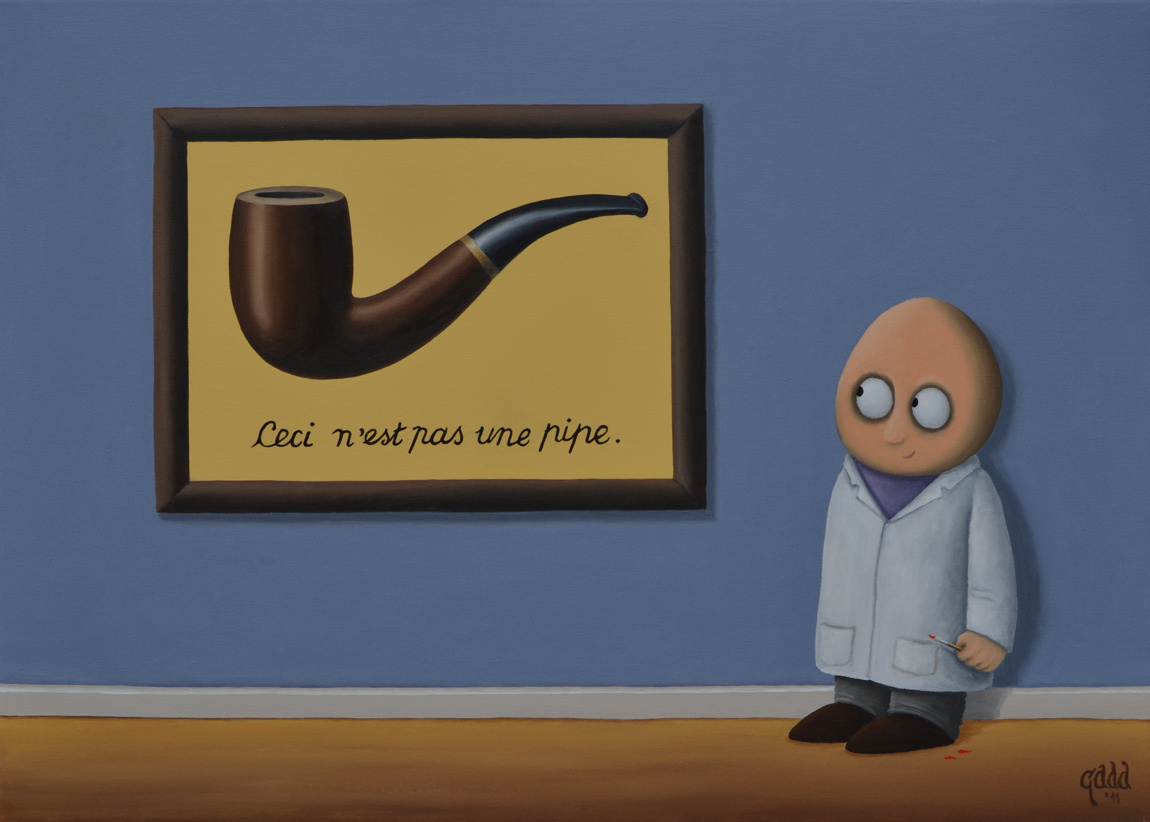 Walther hos Magritte 1 af Jacob Gadd